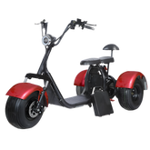 SoverSky T7.0 60V 2000W Fat Tire Electric Trike Scooter - SOV-T70-RED